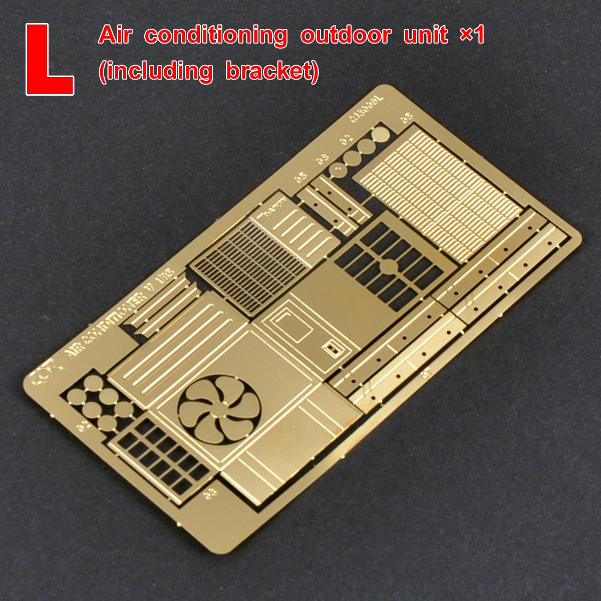 1/35 Scale Model Kit, Photo Etch Building Window